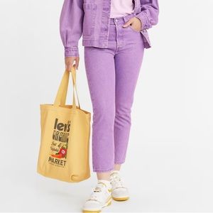 Levi's Purple Ankle & Cropped Jeans